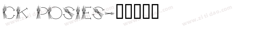 CK Posies字体转换